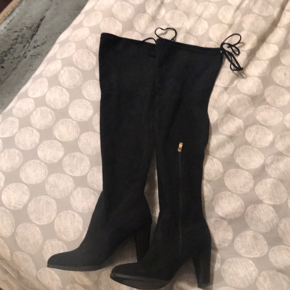 Black Over the Knee Boots size 9